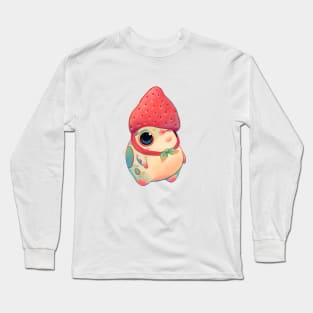 Strawberry Hat Frog Long Sleeve T-Shirt